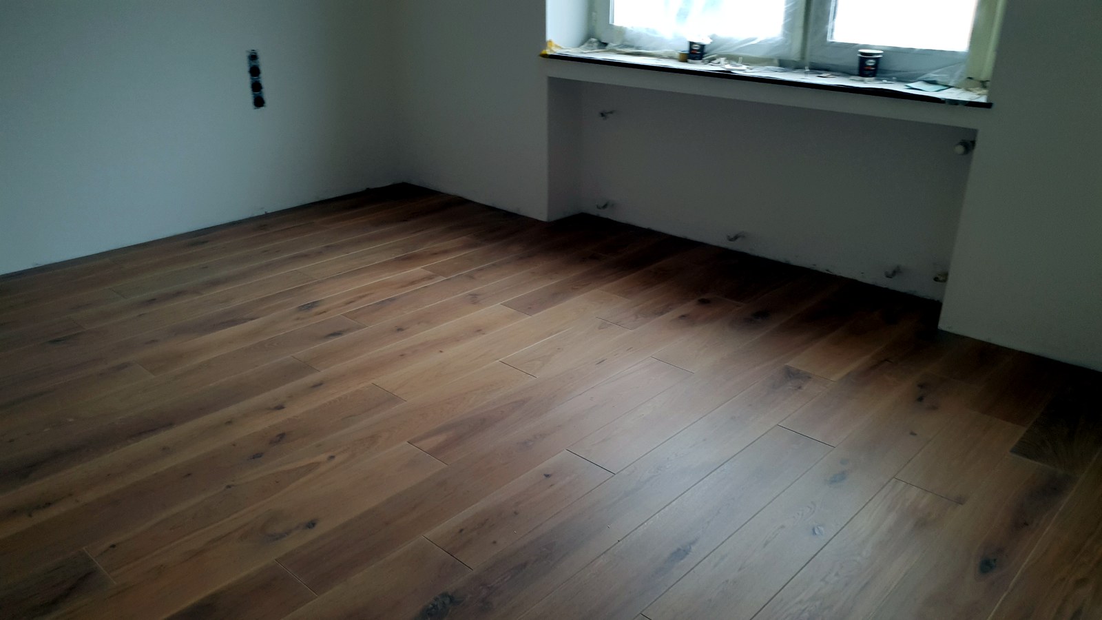 Parquet en chêne massif posé au Luxembourg